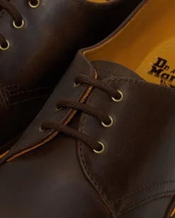 Chaussures 1461 en cuir Crazy Horse in Marron