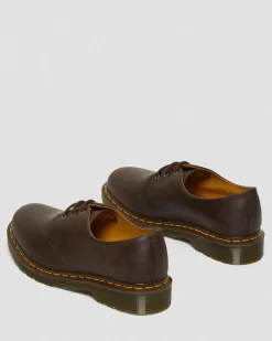Chaussures 1461 en cuir Crazy Horse in Marron