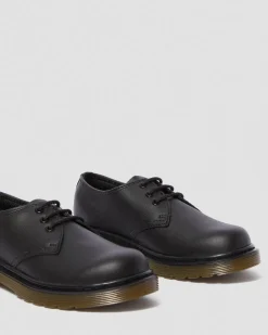 CHAUSSURES 1461 EN CUIR JUNIOR in Noir