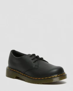 Chaussures 1461 en cuir Softy T Junior in Noir