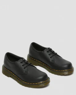 Chaussures 1461 en cuir Softy T Junior in Noir