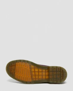 Chaussures 1461 en velours côtelé in Rouge Oxblood