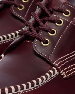 Chaussures Lowell en cuir in Rouge Cherry Red
