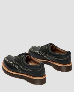 Chaussures Lowell en cuir Wild Grain à bout mocassin in Noir