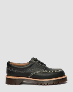 Chaussures Lowell en cuir Wild Grain à bout mocassin in Noir