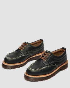 Chaussures Lowell en cuir Wild Grain à bout mocassin in Noir