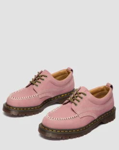 Chaussures Lowell en nubuck à bout mocassin in Rose Poudré
