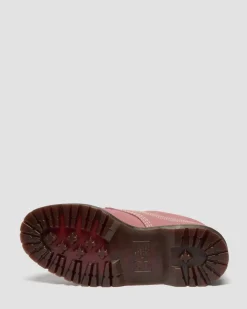 Chaussures Lowell en nubuck à bout mocassin in Rose Poudré