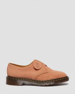 Chaussures 1461 Made in England en cuir nubuck in Rose