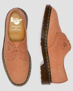 Chaussures 1461 Made in England en cuir nubuck in Rose