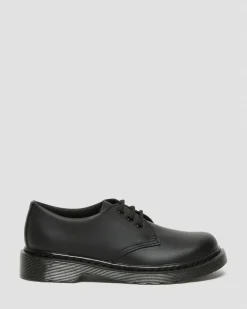 Chaussures 1461 Mono en cuir Softy T Junior in Noir