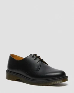 Chaussures 1461 Narrow Plain Welt en cuir Smooth in Noir