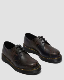 Chaussures 1461 Phoenix en cuir Vintage Smooth in Noir