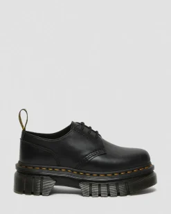 Chaussures plateformes Audrick en cuir Nappa Lux in Noir