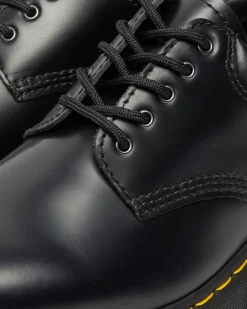 Chaussures plateformes Quad 8053 en cuir in Noir