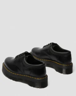 Chaussures plateformes Quad 8053 en cuir in Noir