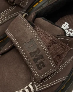 Chaussures Raffe en Tumbled Nubuck à brides pour tout-petit in Marron Foncé