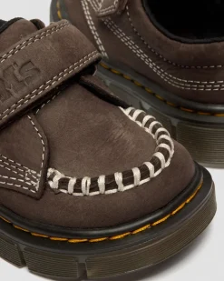 Chaussures Raffe en Tumbled Nubuck à brides pour tout-petit in Marron Foncé