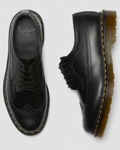 Chaussures richelieus 3989 en cuir Smooth in Noir