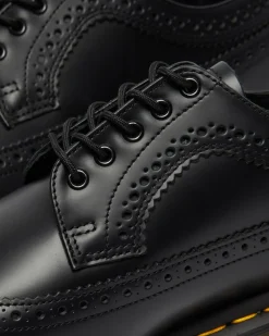 Chaussures richelieus 3989 en cuir Smooth in Noir