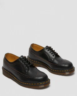 Chaussures richelieus 3989 Vintage en cuir Quilon in Noir