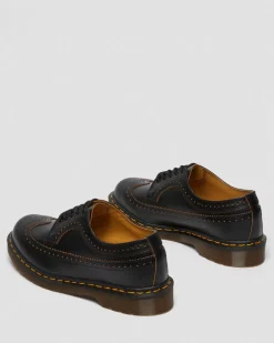 Chaussures richelieus 3989 Vintage en cuir Quilon in Noir
