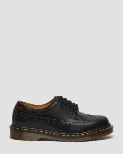 Chaussures richelieus 3989 Vintage en cuir Quilon in Noir