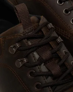 Chaussures utilitaires Reeder en cuir Crazy Horse in Marron Foncé