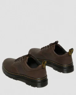 Chaussures utilitaires Reeder en cuir Crazy Horse in Marron Foncé