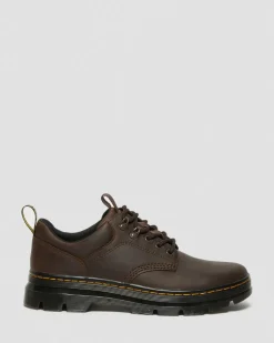 Chaussures utilitaires Reeder en cuir Crazy Horse in Marron Foncé