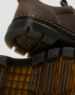 Chaussures utilitaires Reeder en cuir Crazy Horse in Marron Foncé