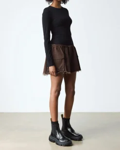 Chelsea boots DMXL en cuir Distressed Patent in Noir