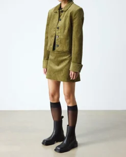 Chelsea boots en cuir Maybole à bout carré in Noir