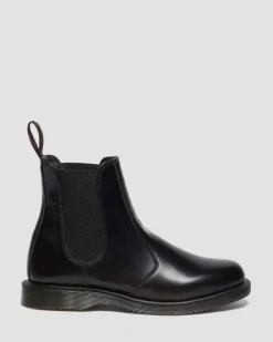 Chelsea boots Flora en cuir Smooth in Noir