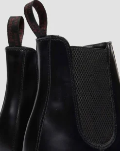 Chelsea boots Flora en cuir Smooth in Noir