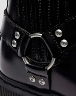 CHELSEA BOOTS 2976 HARNESS EN CUIR ANALINE in Noir
