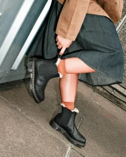 Chelsea Boots 2976 Leonore Doublées de Fourrure Synthétique in Noir