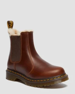 Chelsea Boots 2976 Leonore Doublées de Fourrure Synthétique in Toffee