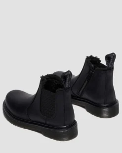 Chelsea boots 2976 Leonore fourrées Junior in Noir