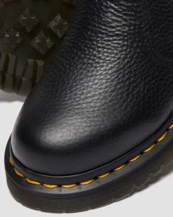 CHELSEA BOOTS 2976 LEONORE II EN CUIR SOUPLE ET FOURRURE SYNTHÉTIQUE in Noir