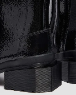 Chelsea boots Maybole Hi en cuir verni à bouts carrés in Noir