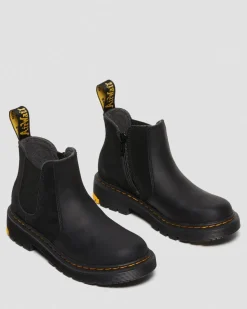 Chelsea boots 2976 WinterGrip en daim Junior in Noir