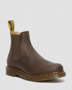 Chelsea boots 2976 Yellow Stitch en cuir Crazy Horse in Marron Foncé