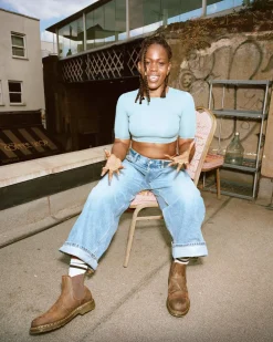 Chelsea boots 2976 Yellow Stitch en cuir Crazy Horse in Marron Foncé