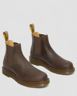 Chelsea boots 2976 Yellow Stitch en cuir Crazy Horse in Marron Foncé