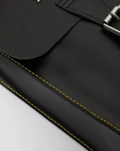 Mini sac à dos en cuirs Kiev et Smooth in Noir