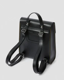 Mini sac à dos en cuirs Kiev et Smooth in Noir