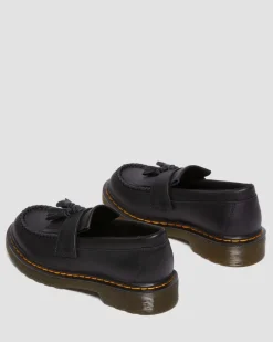 Mocassins Adrian en cuir Junior in Noir