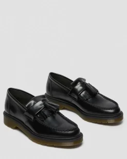 Mocassins Adrian en cuir Smooth à pampilles in Noir