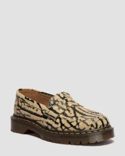 Mocassins Delapre en daim in Brun Teck Et Noir